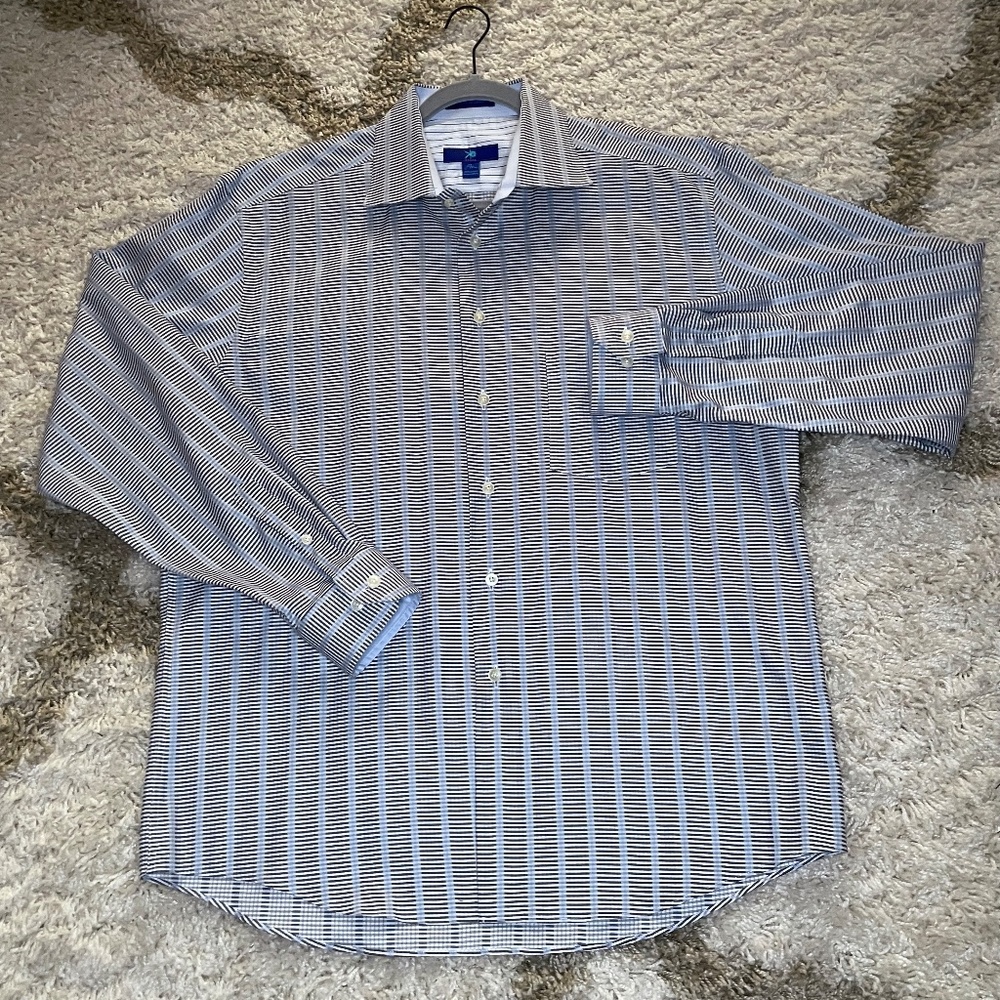 XL Egara Mens Non-Iron Modern Fit Dress Shirt